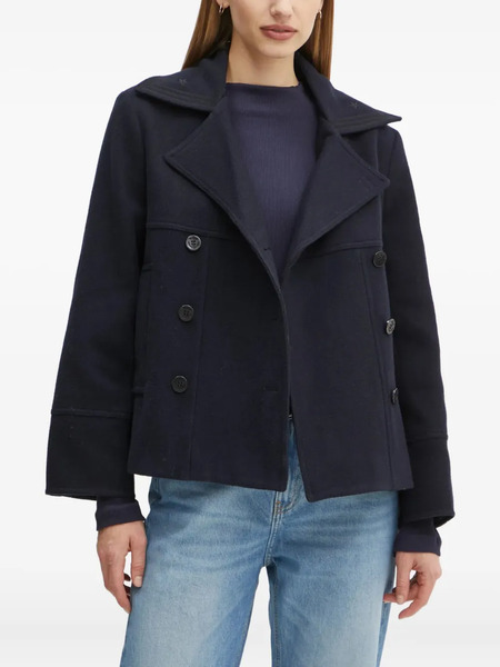  The Kooples Abrigo Con Doble Botonadura - Azul 