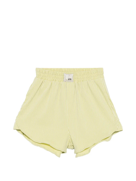  The M.. Pantalones Cortos A Rayas - Verde 