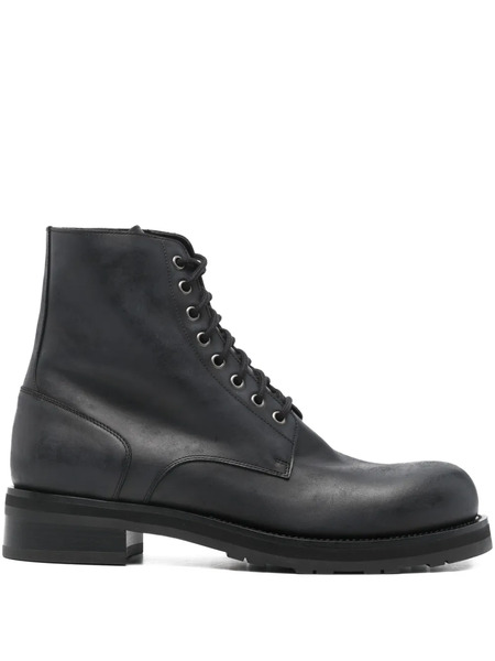  The Row Botas De Cuero - Negro 