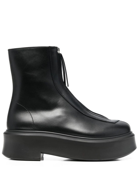  The Row Botines Con Cremallera - Negro 