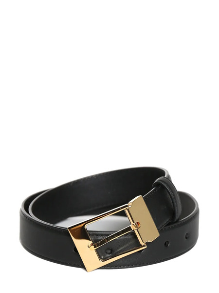  The Row Jewel Leather Belt - Negro 