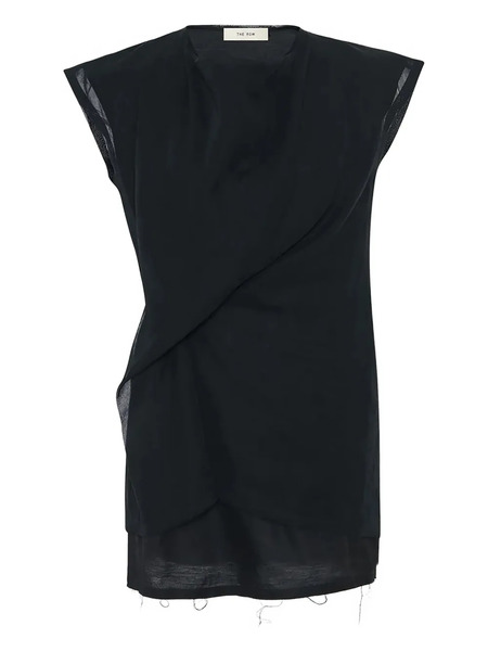  The Row Top Inawa Drapeado - Negro 