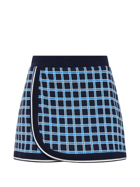  The Upside Skorts Clubhouse Reece A Cuadros - Azul 