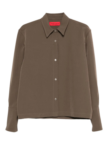  Thelatest Camisa Codie Con Botones - Marrón 