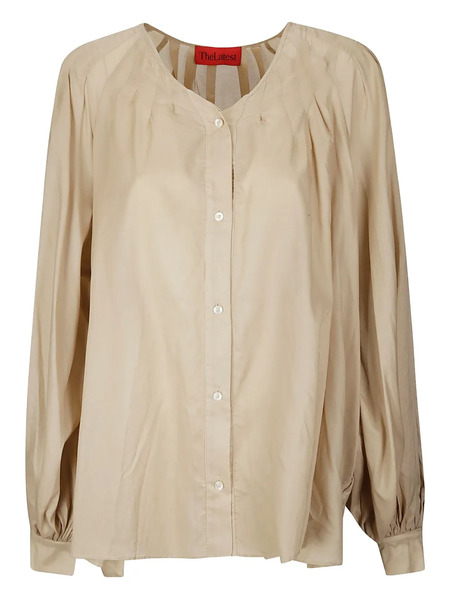  Thelatest Camisa Sin Cuello - Neutro 
