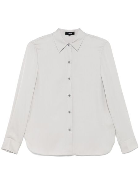  Theory Camisa Recta - Gris 
