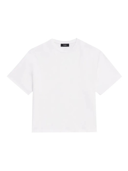  Theory Camiseta Con Cuello Redondo - Blanco 