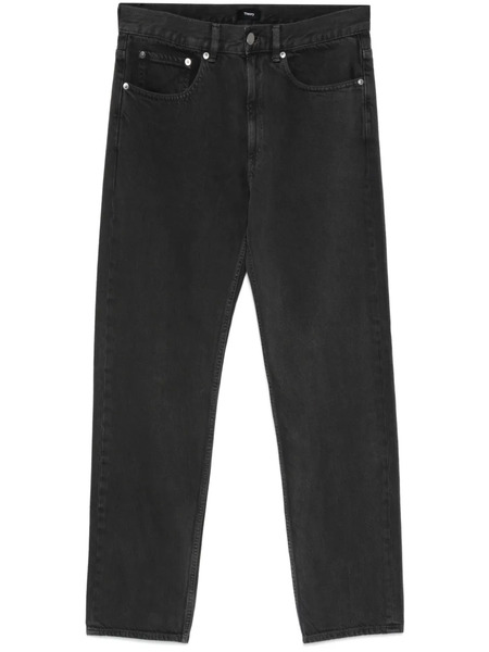  Theory Vaqueros Con Detalle De Parche - Gris 