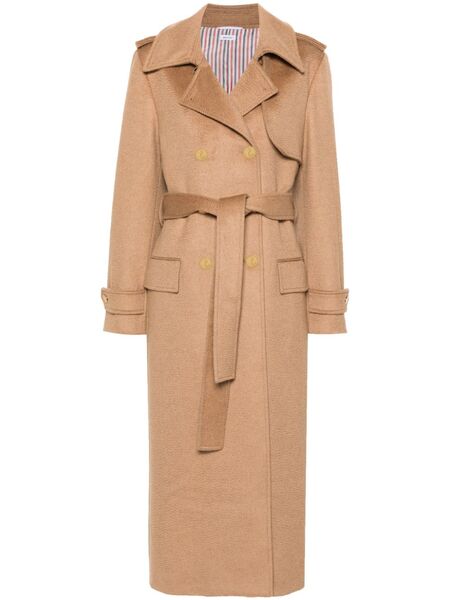  Thom Browne Abrigo Con Doble Botonadura - Neutro 