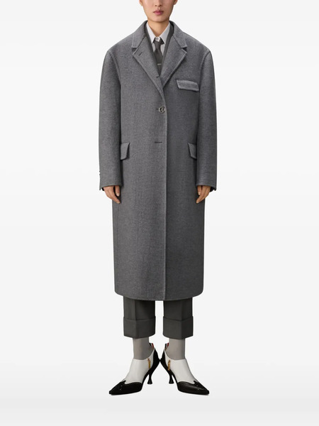  Thom Browne Abrigo De Manga Larga - Gris 
