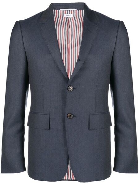  Thom Browne Blazer Con Botones - Azul 