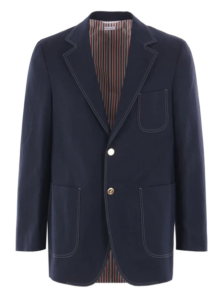  Thom Browne Blazer Con Botones - Azul 