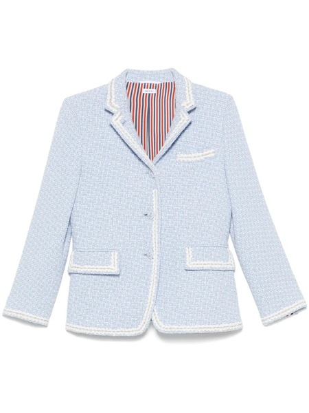  Thom Browne Blazer De Tweed - Azul 