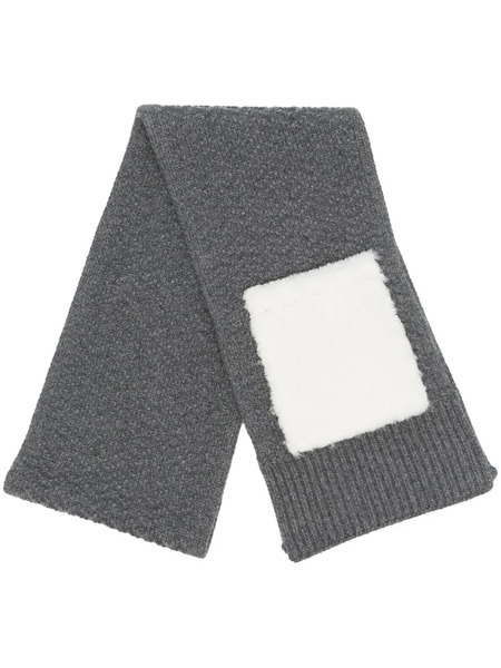 Thom Browne Bufanda De Canalé - Gris 