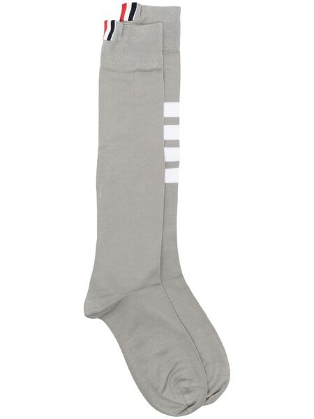  Thom Browne Calcetines A Rayas 4-bar - Gris 