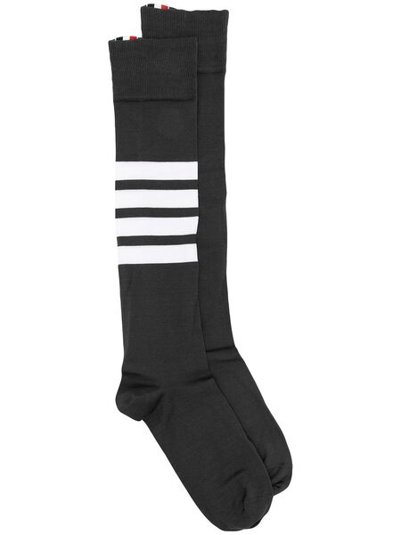  Thom Browne Calcetines A Rayas 4-bar - Gris 