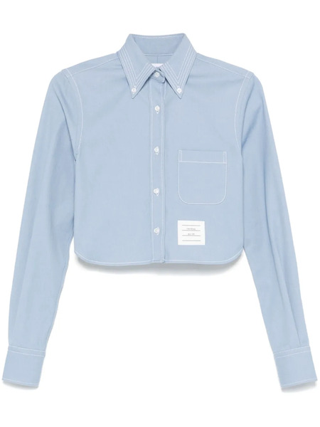  Thom Browne Camisa Corta Vaquera - Azul 