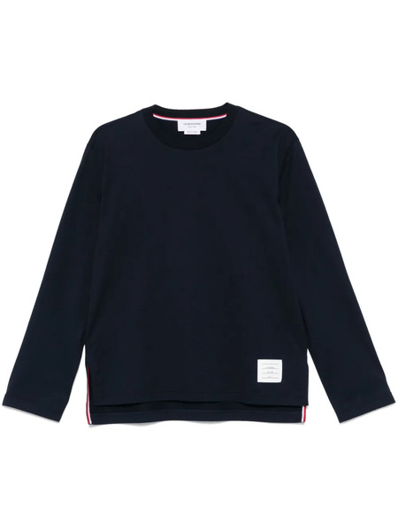  Thom Browne Camiseta Lisa - Azul 