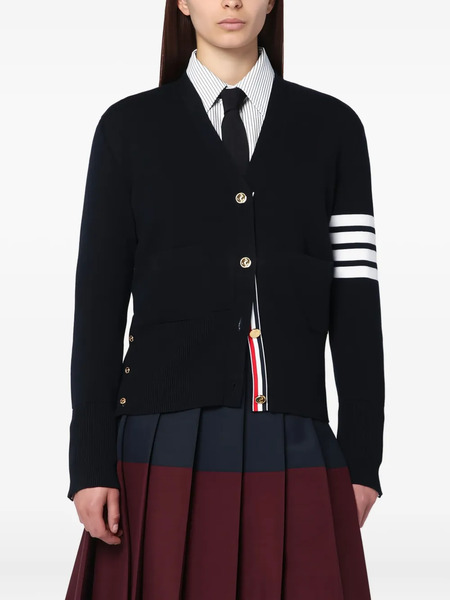  Thom Browne Cárdigan De Lana - Azul 