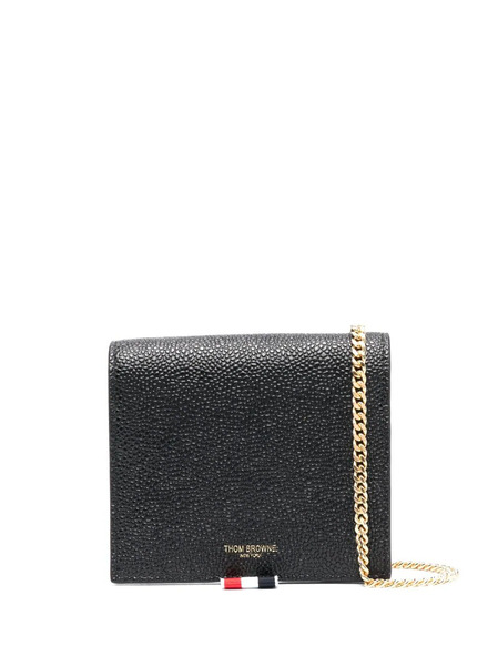  Thom Browne Cartera Plegable Granulada - Negro 