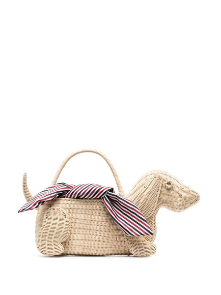  Thom Browne Cesta Hector De Mimbre - Neutro 