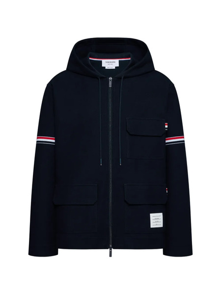  Thom Browne Chaqueta Con Capucha - Azul 