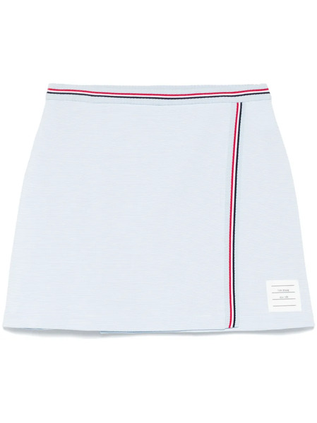  Thom Browne Falda Corta Recta - Azul 