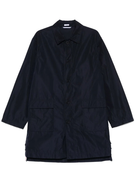  Thom Browne Parka Con Logo Estampado - Azul 