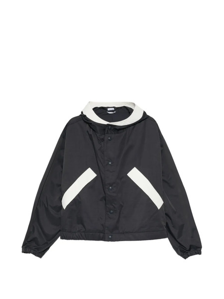  Thom Browne Parka Corta Poly Tech - Negro 