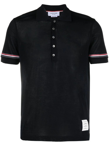  Thom Browne Polo Con Rayas Rwb - Azul 
