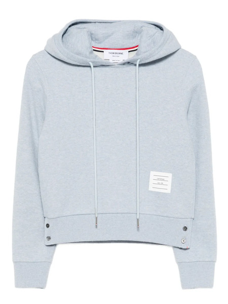  Thom Browne Sudadera Con Capucha Y Parche Del Logo - Azul 