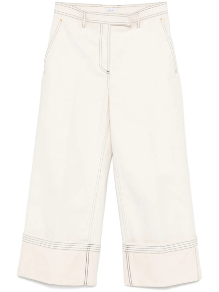  Thom Browne Vaqueros Anchos Con Cinturón - Neutro 