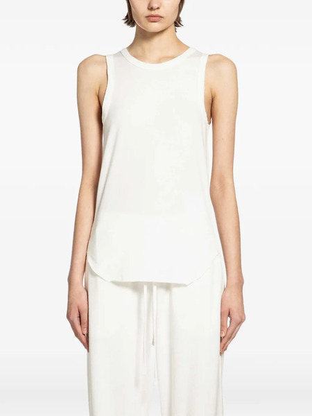  Thom Krom Top Con Cuello Redondo - Blanco 