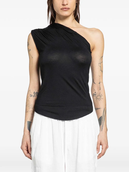  Thom Krom Top Sin Mangas One Shoulder - Negro 