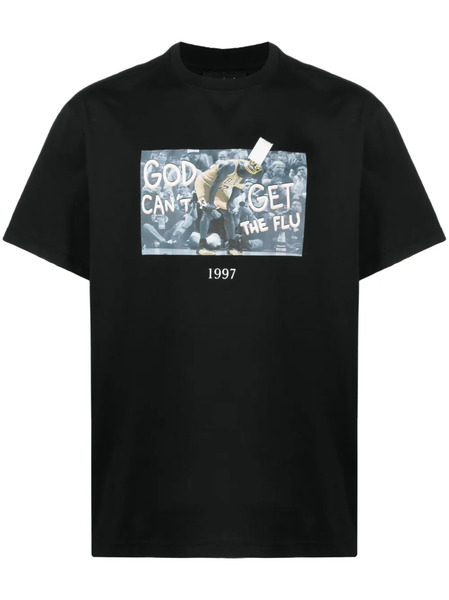  Throwback. Camiseta Con Estampado De Fotografía - Negro 