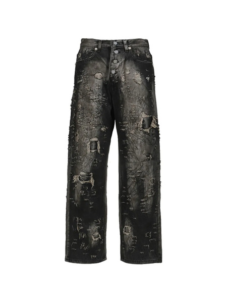  Thug Club Vaqueros Con Efecto Lavado - Gris 
