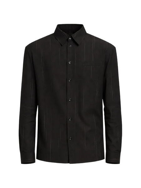  Tibi Camisa A Rayas Diplomáticas - Negro 