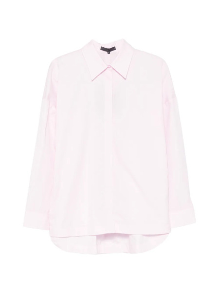  Tibi Camisa Gabe Oversize - Rosa 