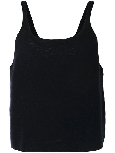  Tibi Jersey Con Cuello Redondo - Azul 