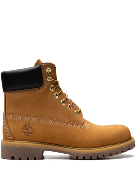  Timberland Botines Con Paneles - Naranja 