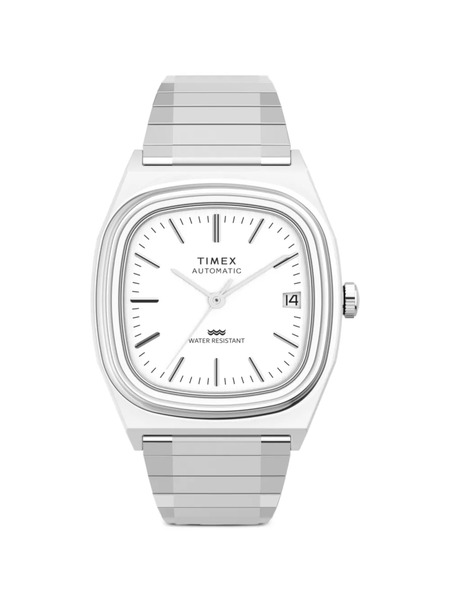  Timex Reloj Automatic 1983 E Line Reissue De 34 Mm - Blanco 