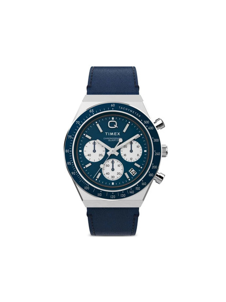  Timex Reloj Q Timex Chronograph De 40 Mm - Azul 