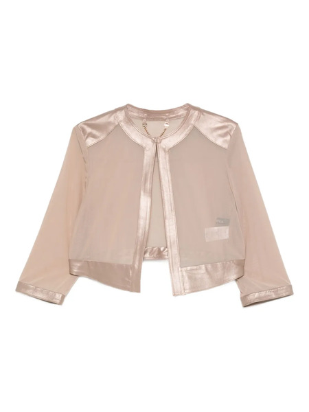  Timotea Chaqueta Con Panel Translúcido - Neutro 