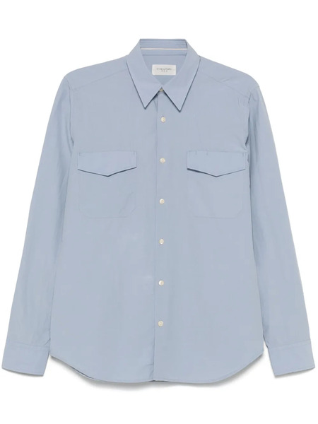  Tintoria Mattei Camisa De Algodón - Azul 