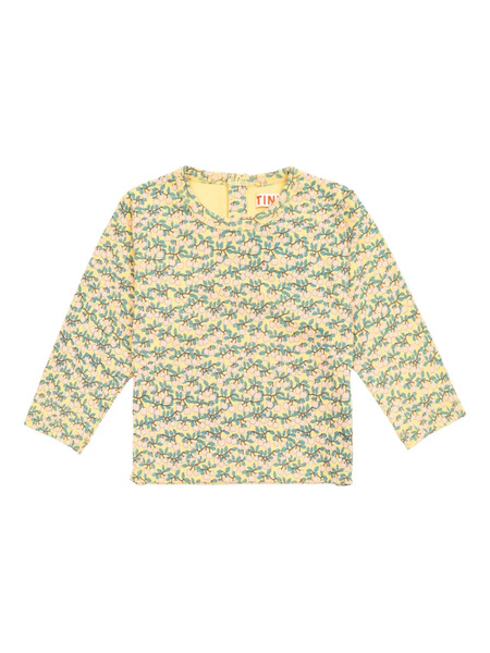  Tiny Cottons Camiseta Con Manzanas Estampadas - Amarillo 