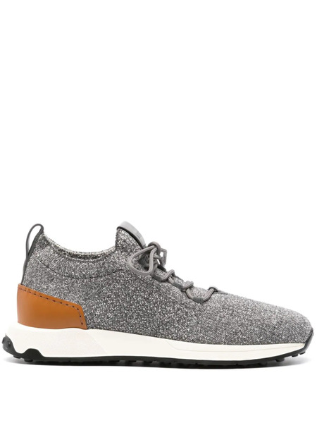  Tod's Zapatillas Con Panel De Punto - Gris 