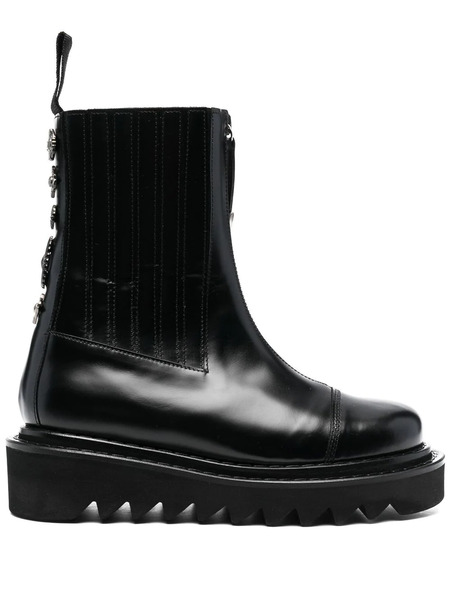  Toga Pulla Botines Con Suela Dentada - Negro 