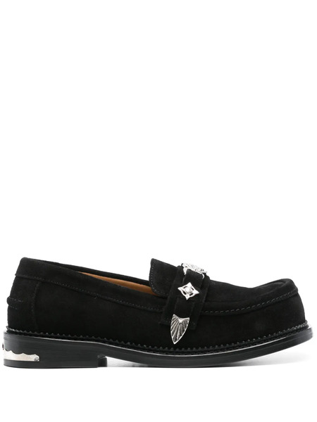  Toga Pulla Mocasines Con Puntera Cuadrada - Negro 