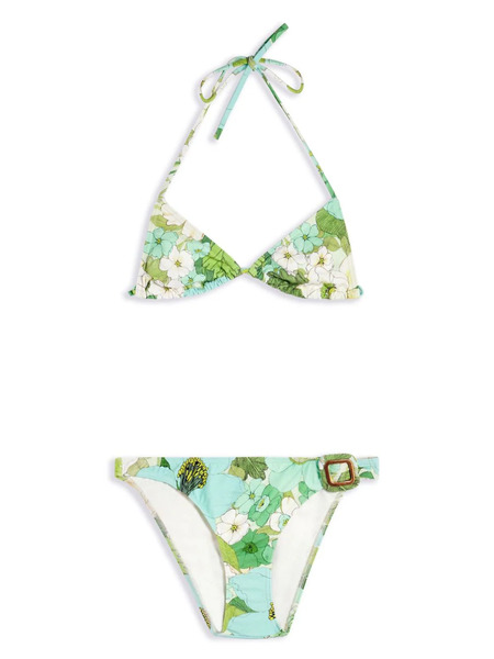  Tom Ford Bikini Con Estampado Floral - Azul 