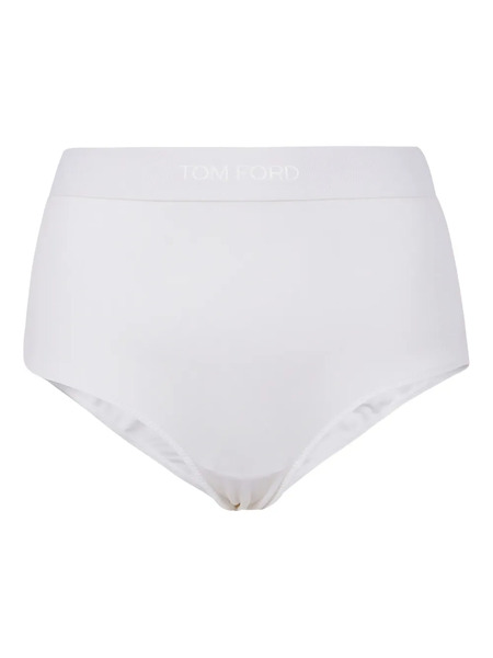  Tom Ford Calzoncillos Con Logo Estampado - Blanco 
